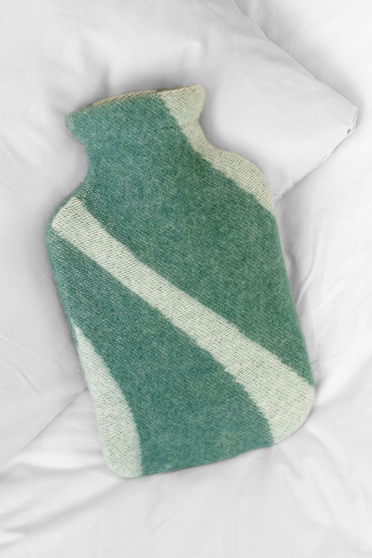 Hot water bottle cover / hot water bottle cover bold greenstone
