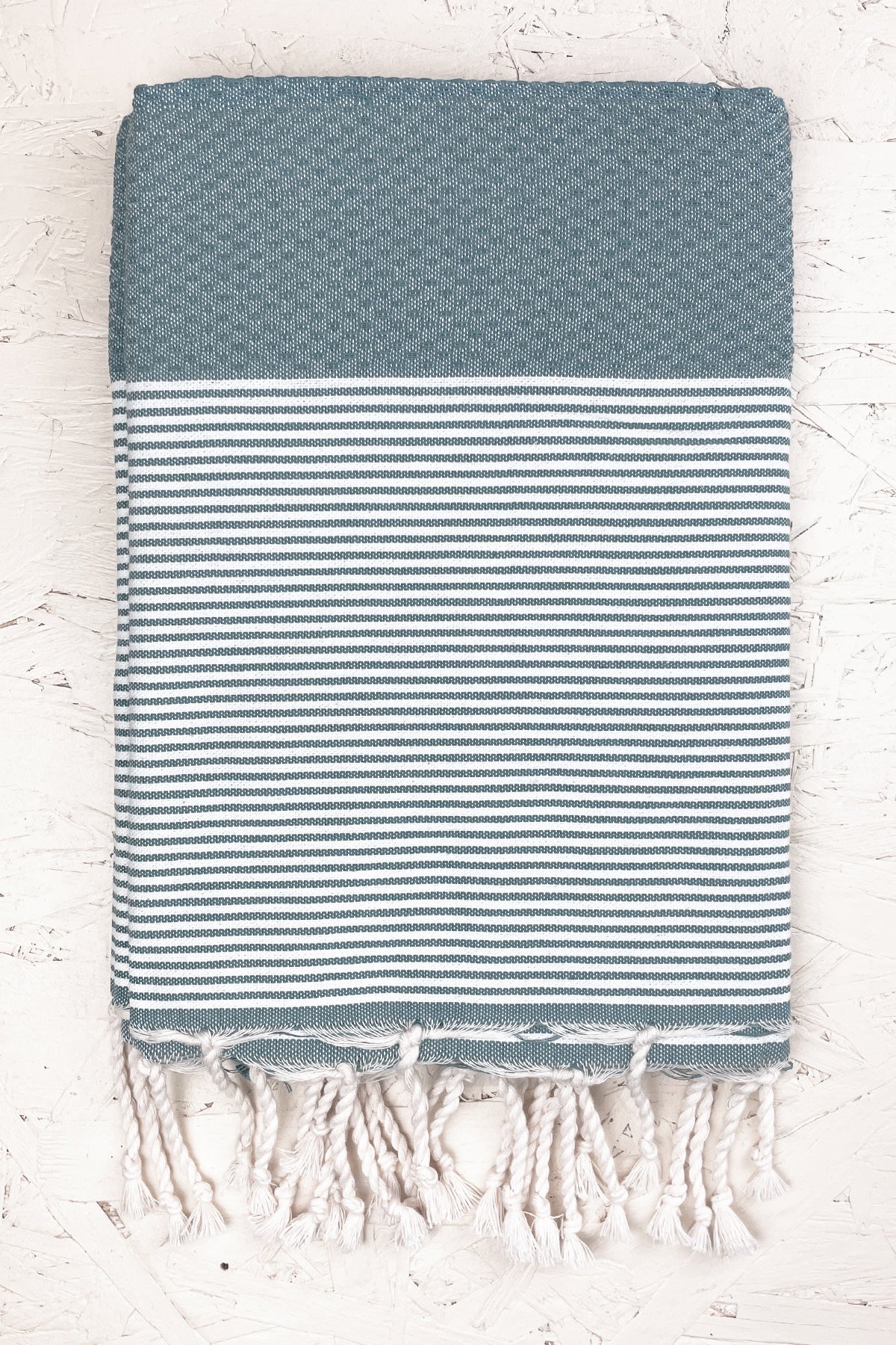 Hammam Blanket honeycomb stripe rose