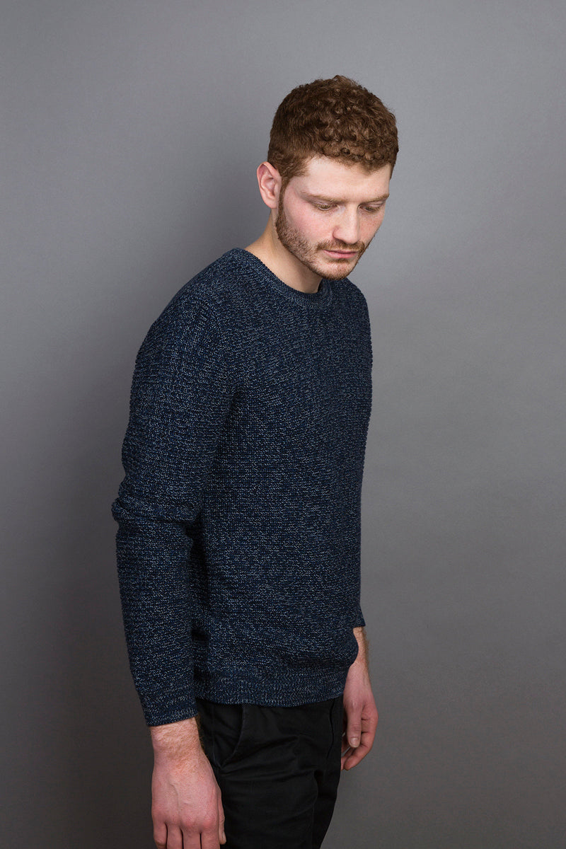 Rib Sweater dark ocean - Coudre Berlin