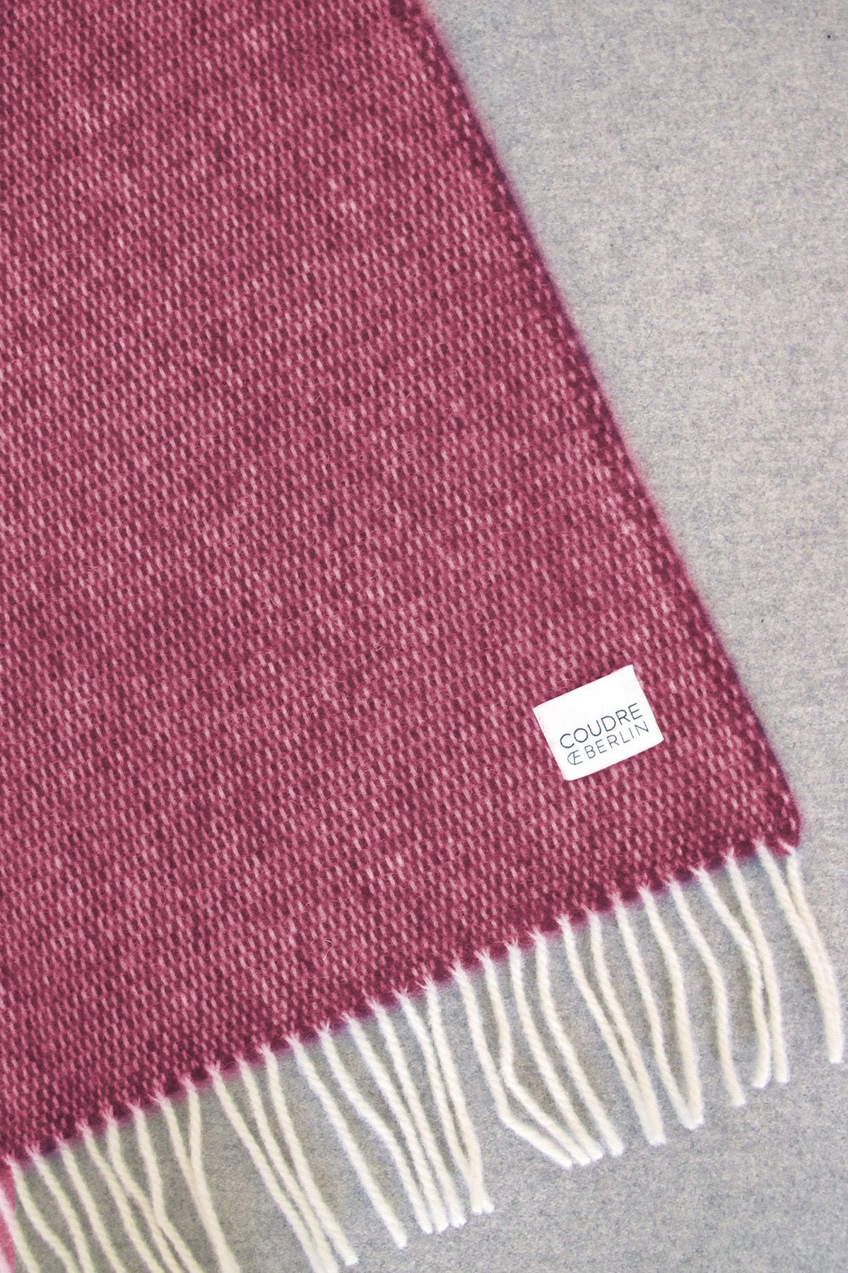 Wolldecke / Kuscheldecke Pickstitch Redstone - Coudre Berlin