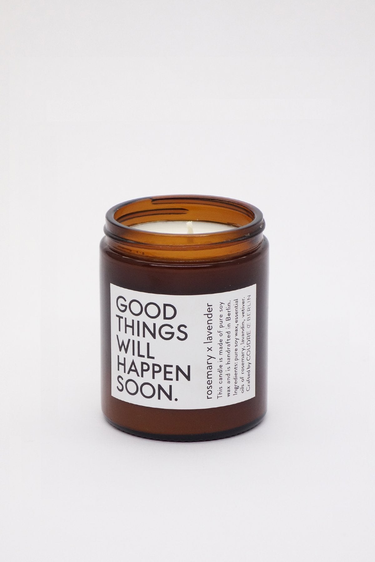 Good things ... Candle rosemary x lavender / ESSENTIALS Duftkerze - Coudre Berlin