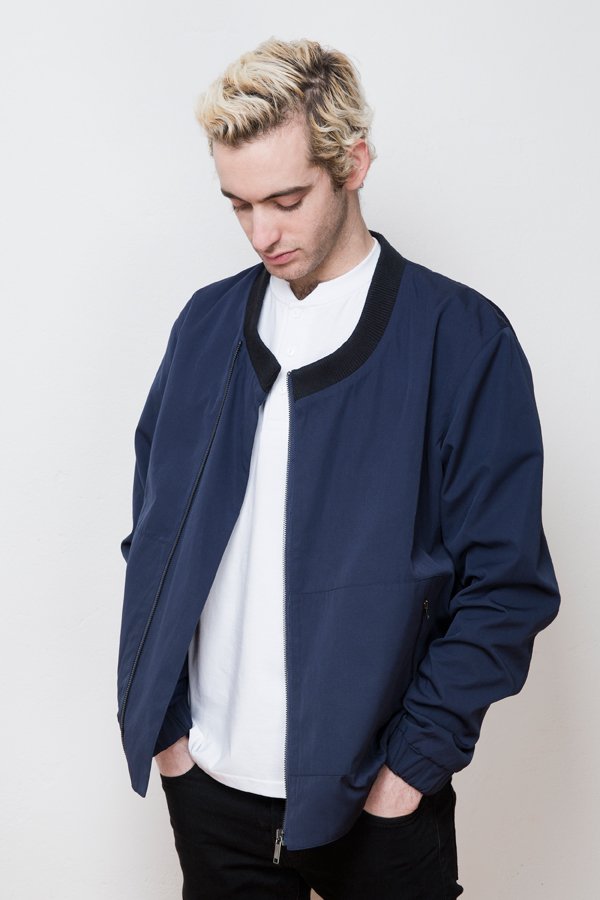 V-Neck Bomber Jacket - Coudre Berlin
