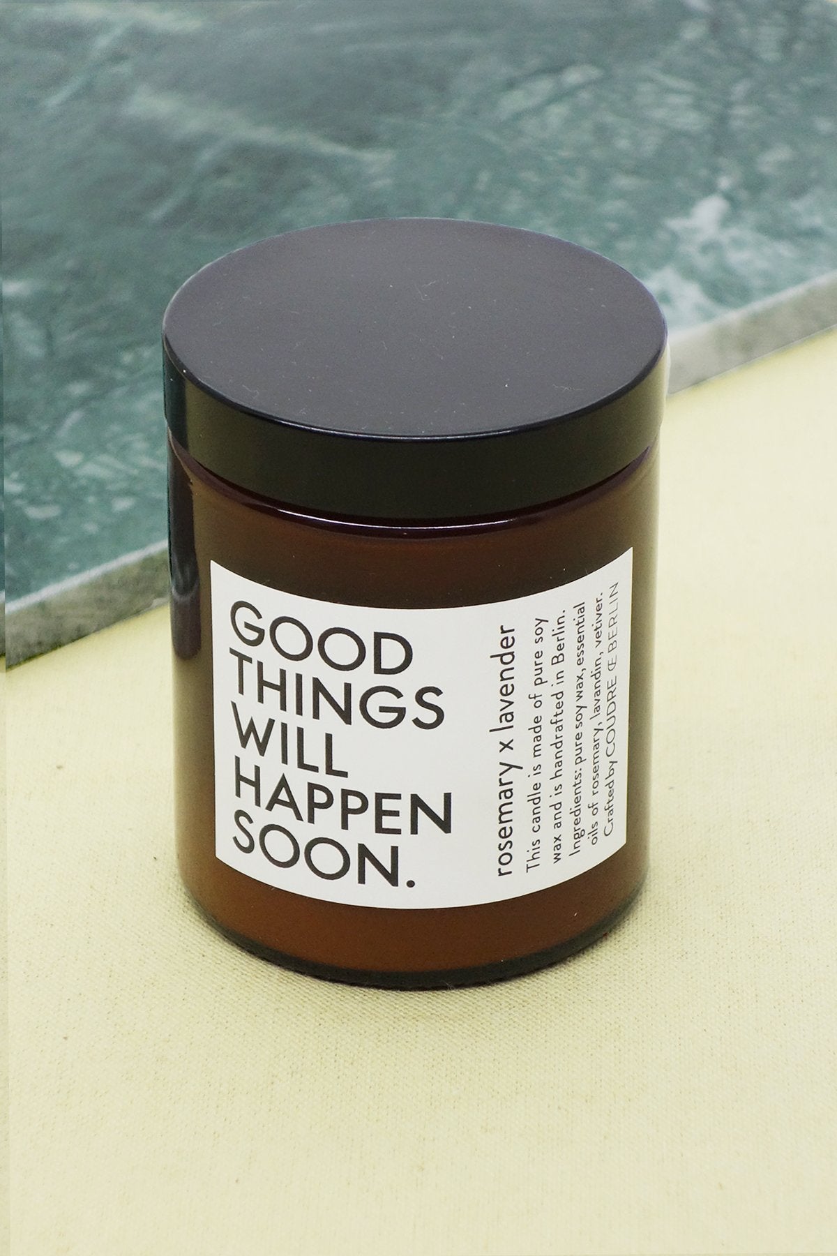 Good things ... Candle rosemary x lavender / ESSENTIALS Duftkerze - Coudre Berlin