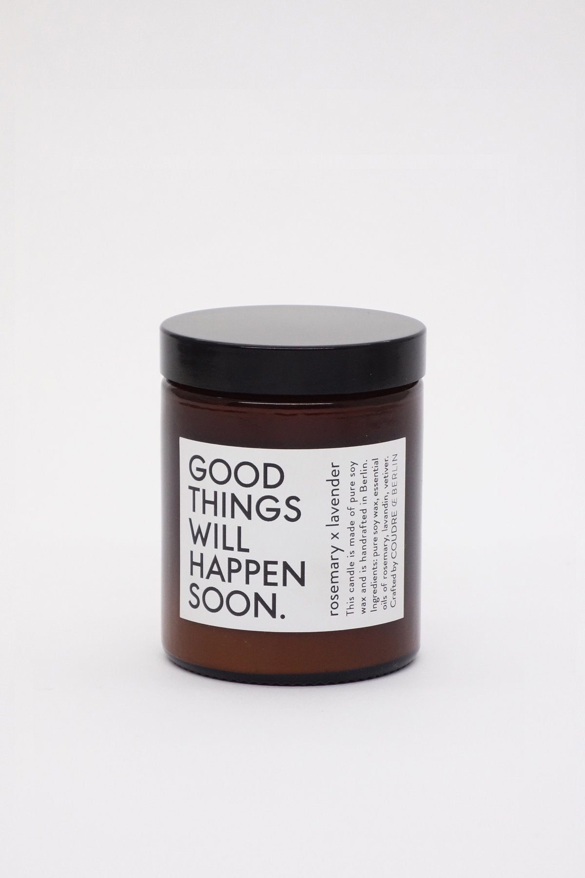 Good things ... Candle rosemary x lavender / ESSENTIALS Duftkerze - Coudre Berlin