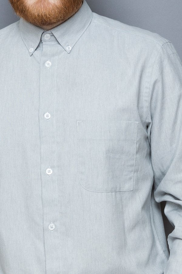 Button Down Shirt granite melange - Coudre Berlin
