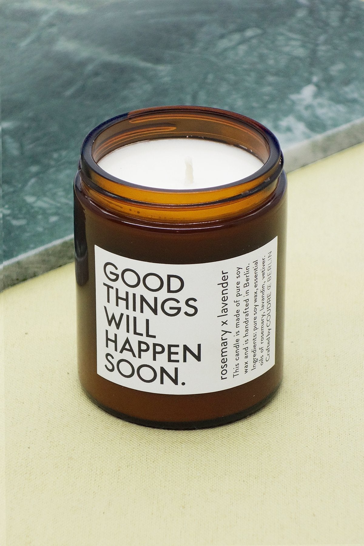 Good things ... Candle rosemary x lavender / ESSENTIALS Duftkerze - Coudre Berlin