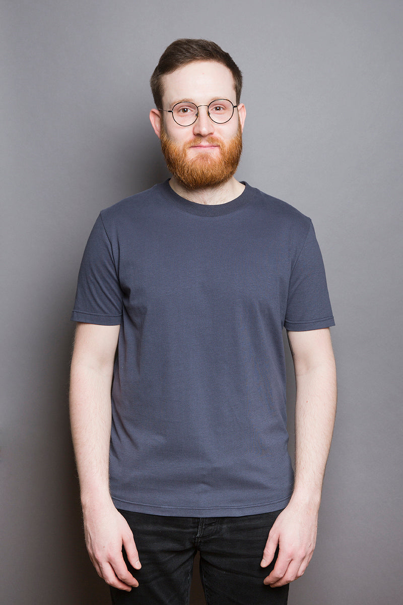 Rib T-Shirt baltic sea - Coudre Berlin