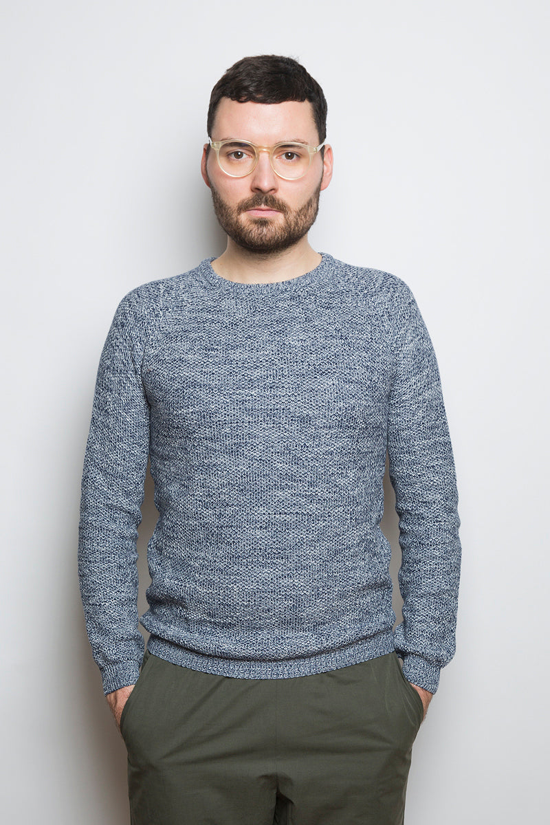 Honeycomb Sweater navy - Coudre Berlin