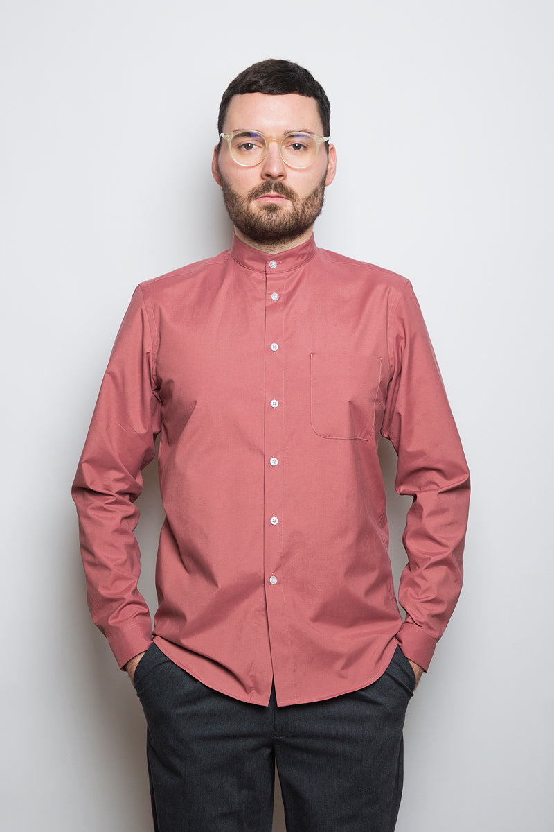 Band Collar Shirt beryll - Coudre Berlin