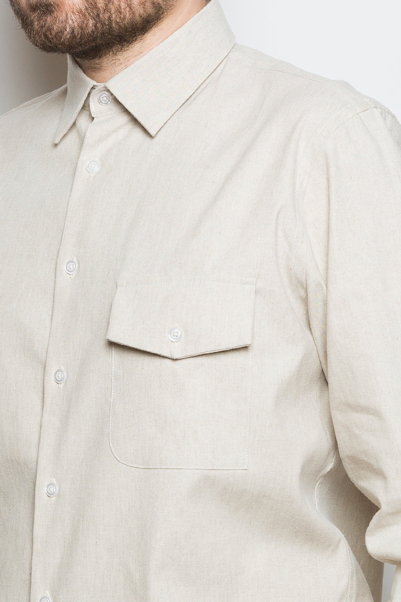 Kent Collar Shirt sand - Coudre Berlin