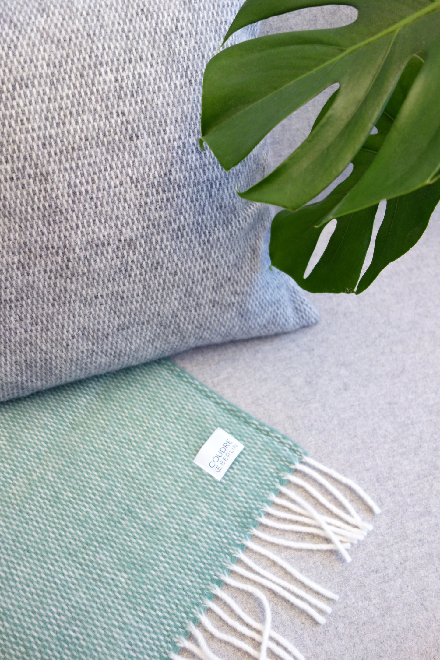 Wolldecke / Kuscheldecke Pickstitch Greenstone - Coudre Berlin