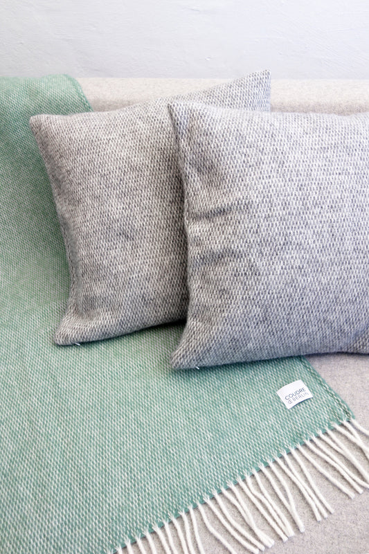 Wolldecke / Kuscheldecke Pickstitch Greenstone - Coudre Berlin