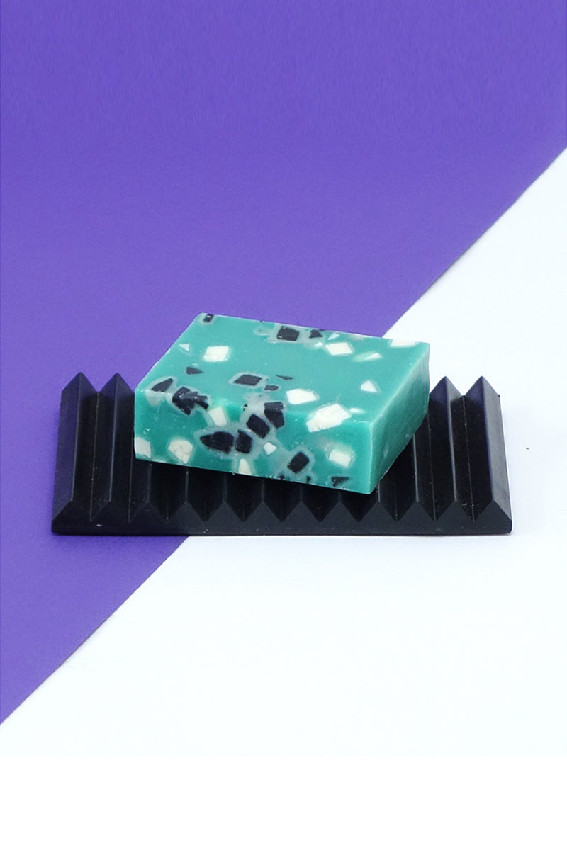 schwarze Seifenschale / black soap dish - Coudre Berlin