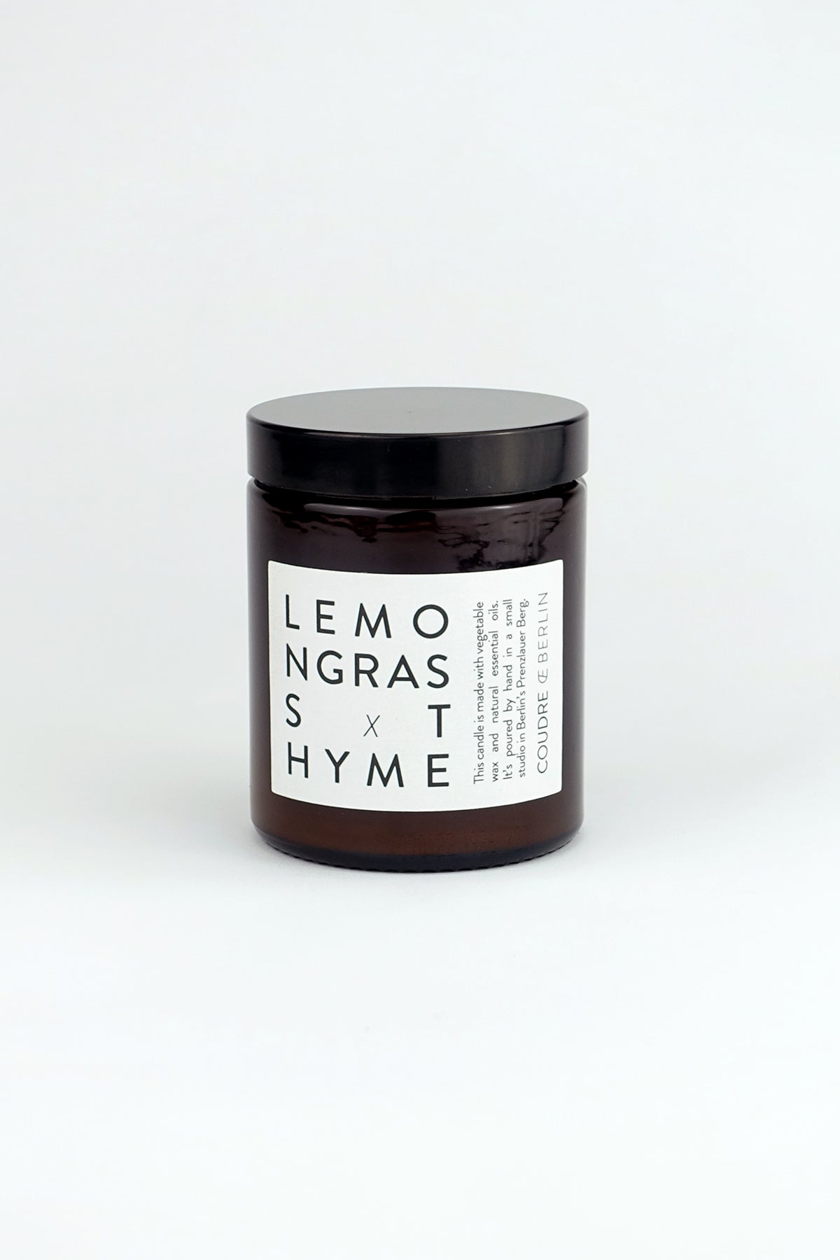 lemongrass x thyme / ESSENTIALS Duftkerze - Coudre Berlin