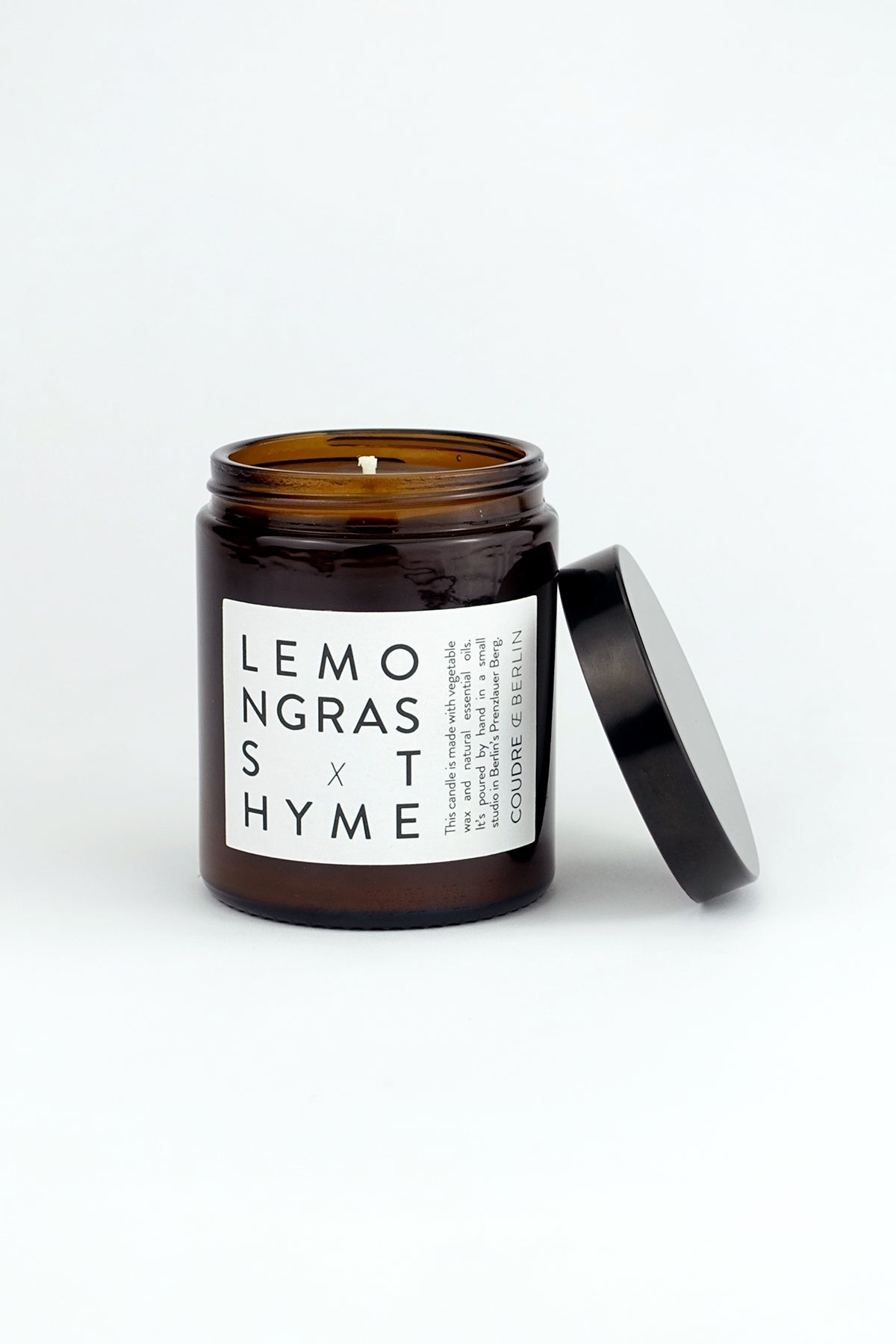 lemongrass x thyme / ESSENTIALS Duftkerze - Coudre Berlin