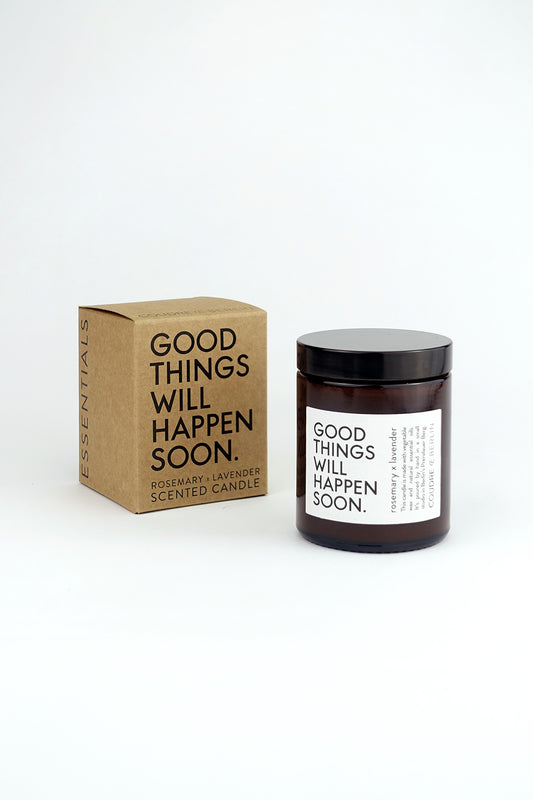 Good things ... Candle rosemary x lavender / ESSENTIALS Duftkerze - Coudre Berlin