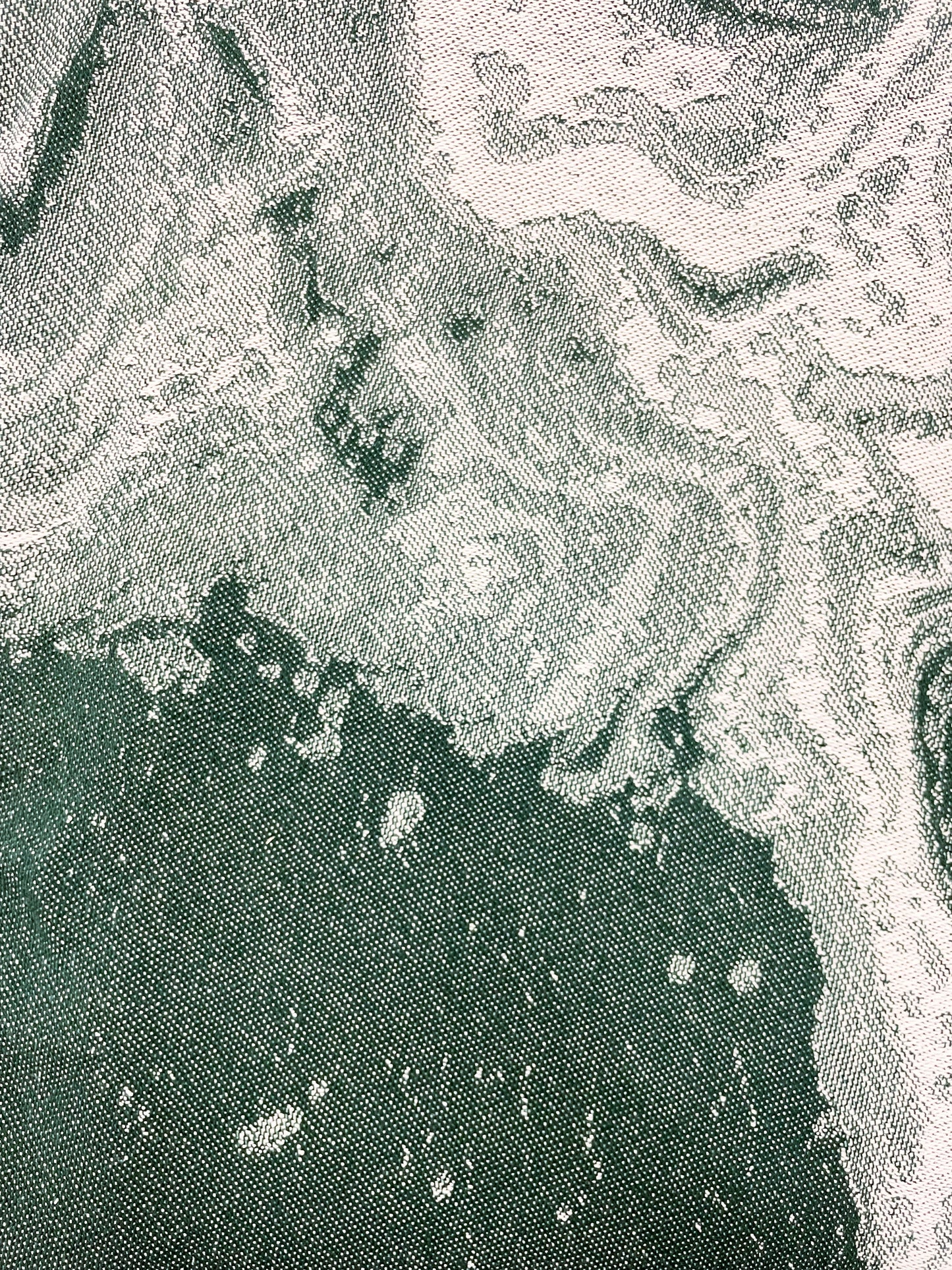 Cotton Blanket green marble - Coudre Berlin