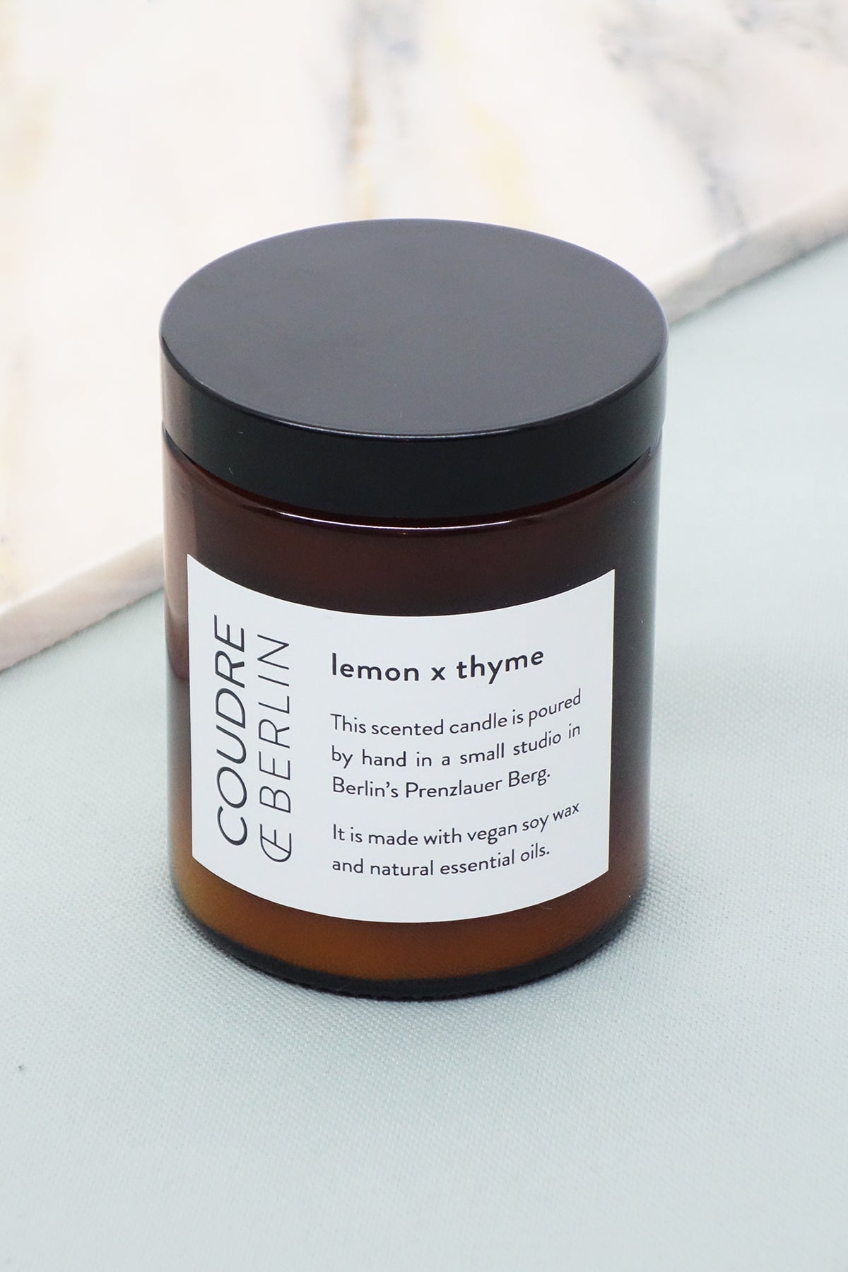 lemongrass x thyme / ESSENTIALS Duftkerze - Coudre Berlin