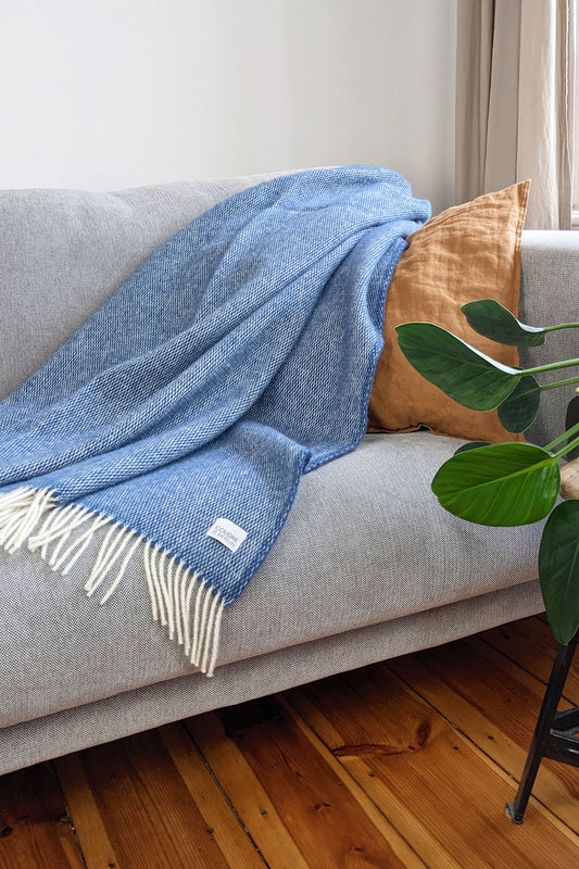 Wolldecke / Kuscheldecke pickstitch rain - Coudre Berlin