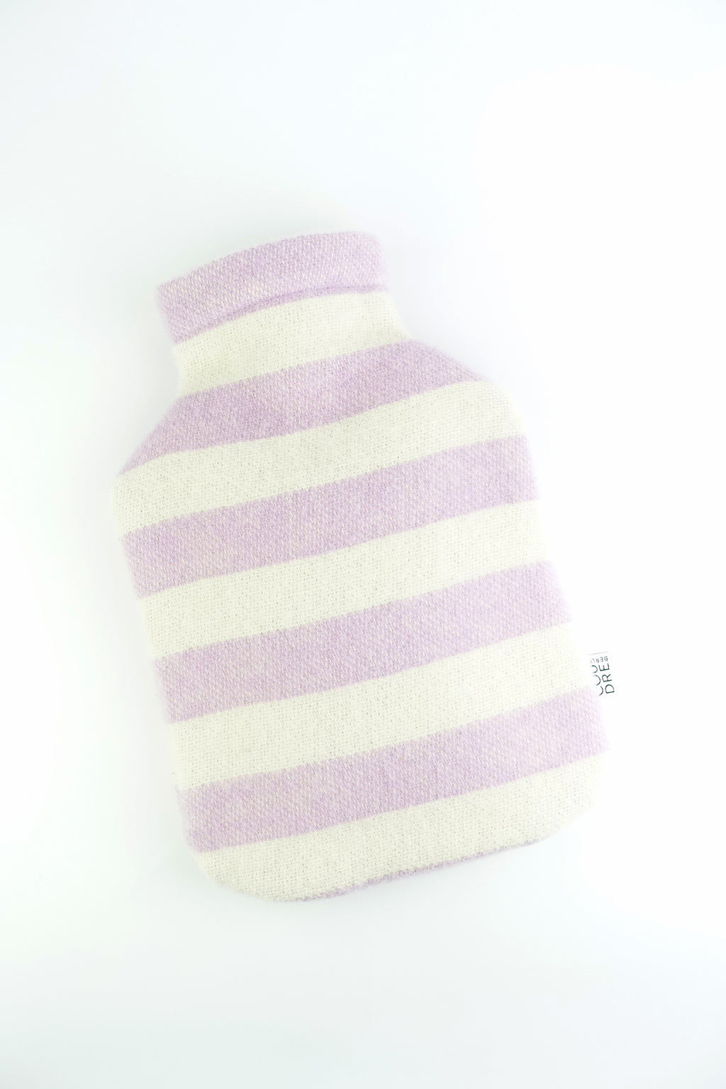 Housse de bouillotte STRIPES greenstone / rose