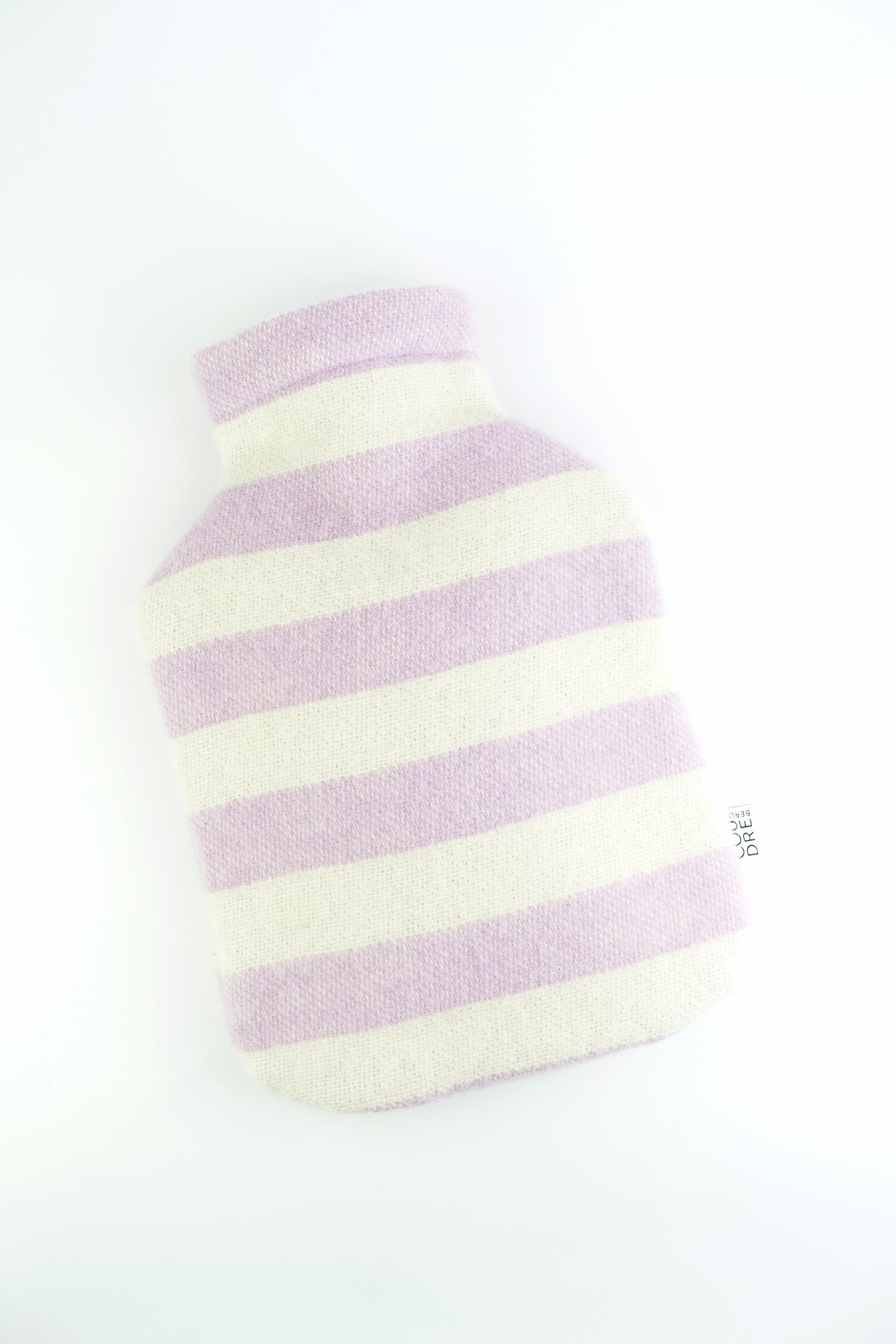 Housse de bouillotte STRIPES greenstone / rose