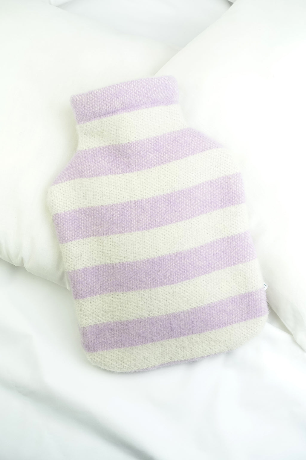 Housse de bouillotte STRIPES greenstone / rose