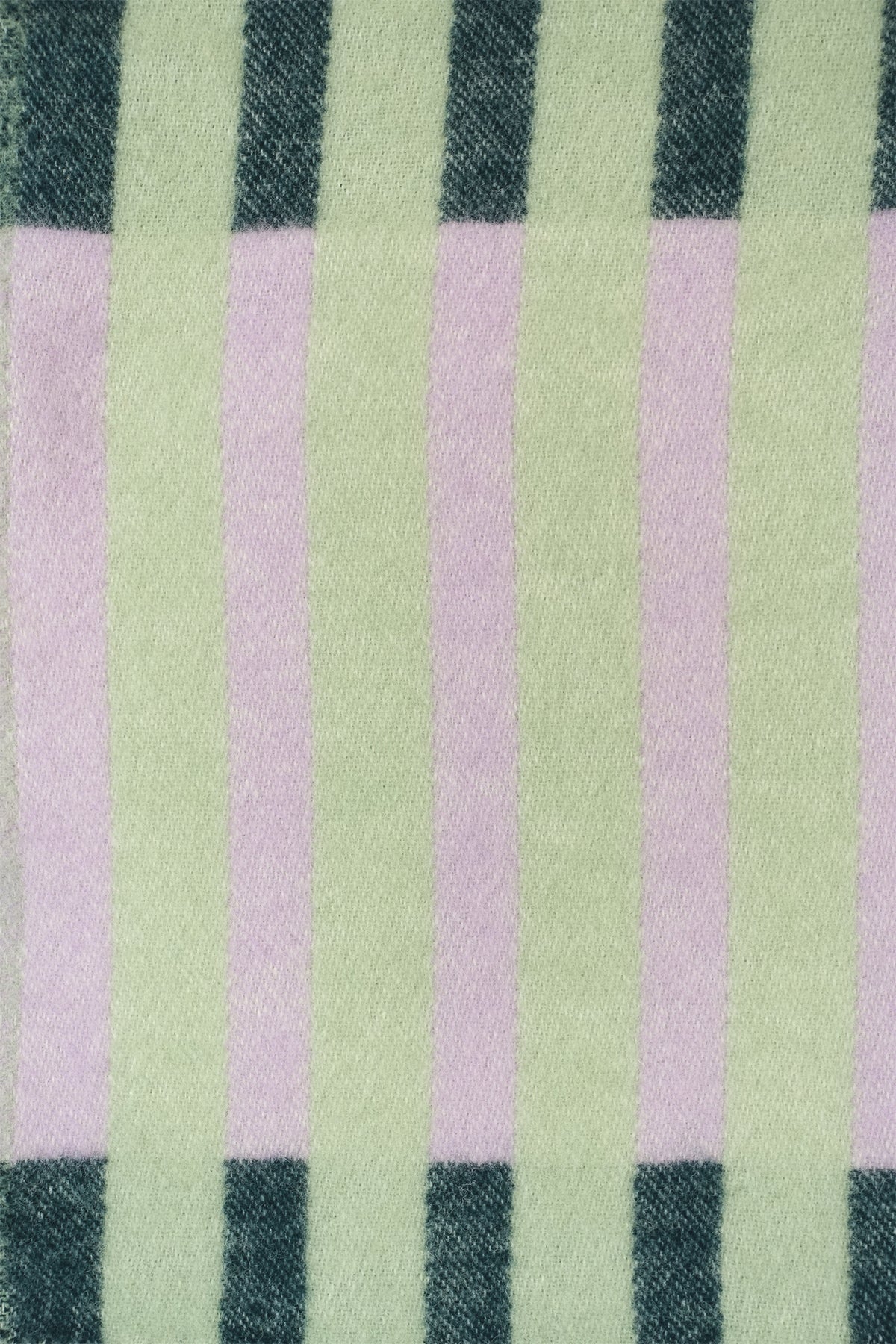 Wolldecke / Kuscheldecke DESSAU lavender / sage / petrol