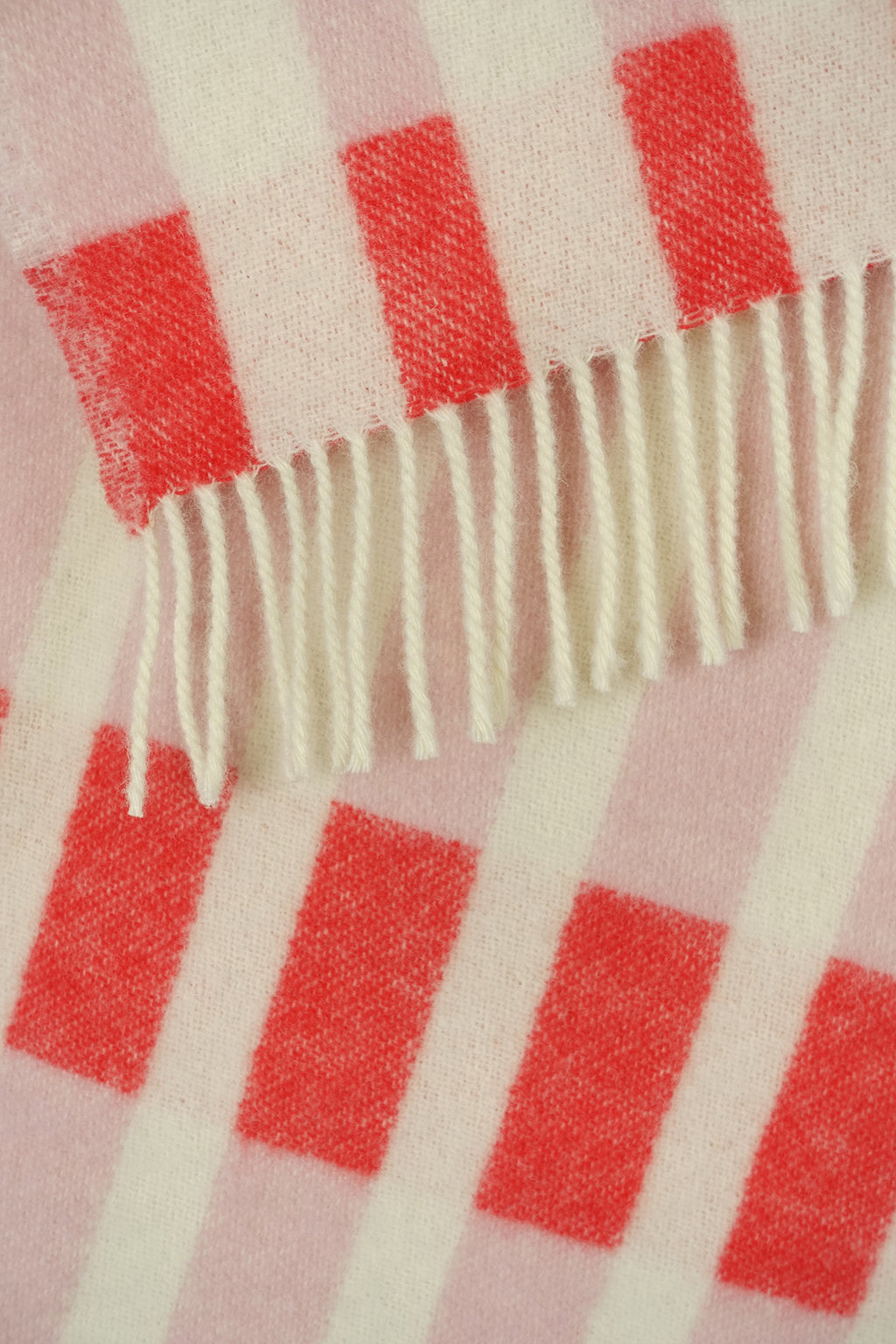 Couverture en laine FRANK petrol / sage