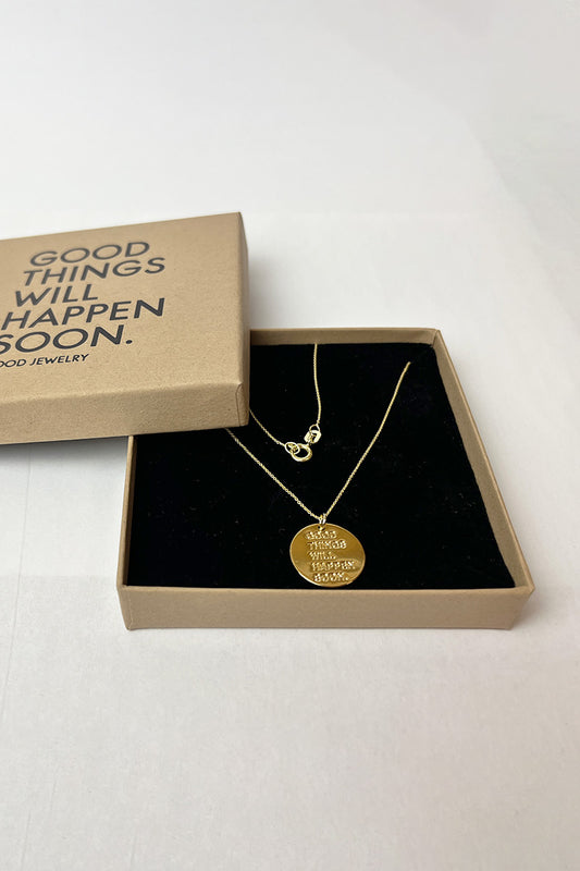 The Good Store - Good Things Will Happen Soon necklace solid