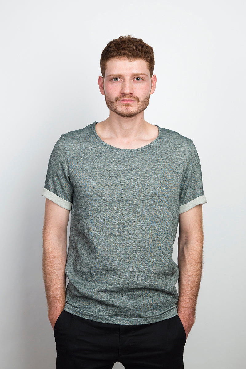 Woven T-Shirt merman - Coudre Berlin