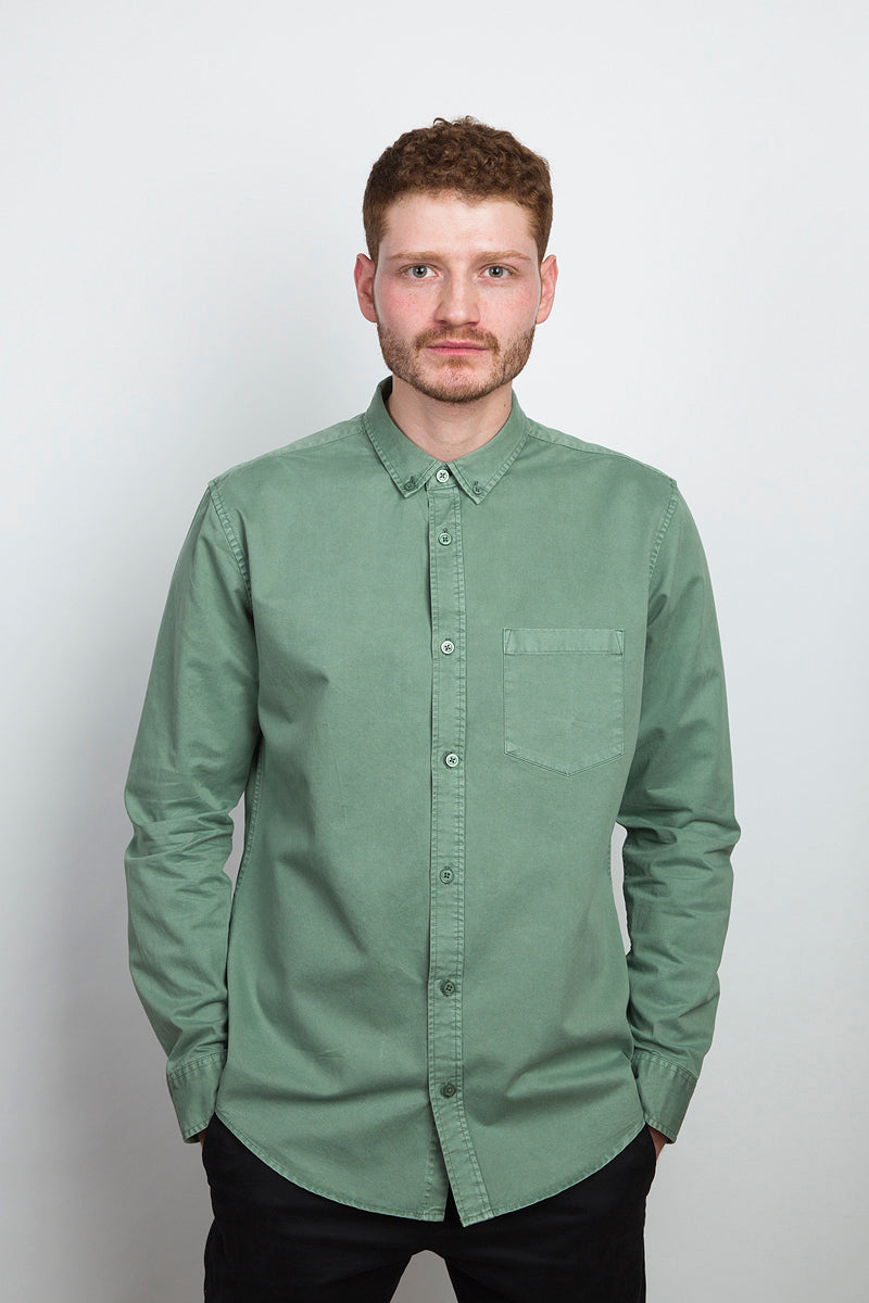 Garment Dye Shirt serpentine - Coudre Berlin