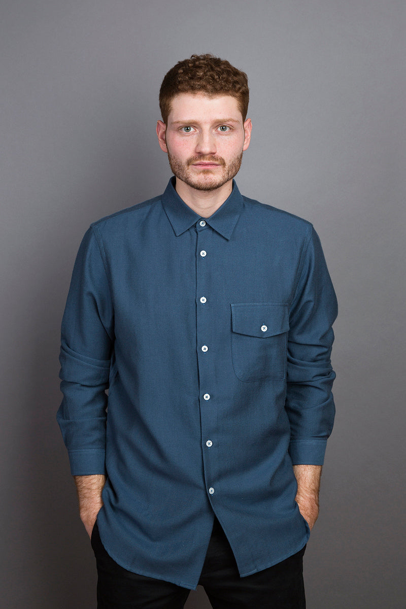 Kent Collar Shirt blue - Coudre Berlin