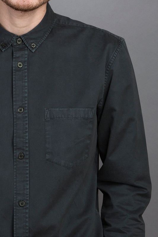 Garment Dye Shirt slate - Coudre Berlin