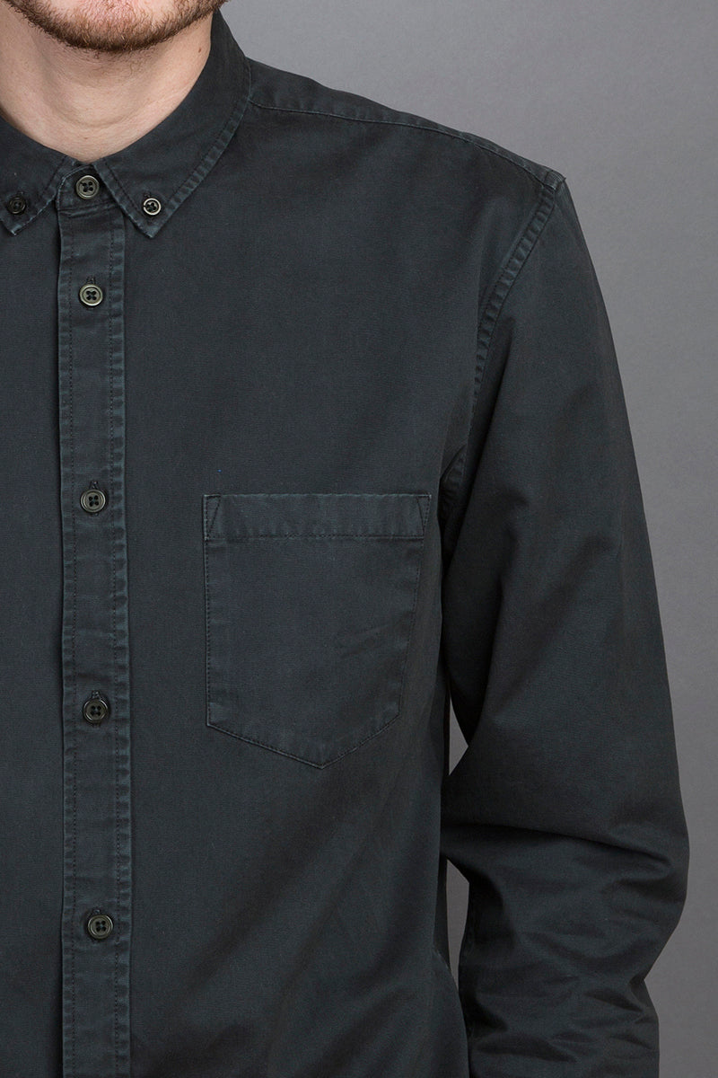 Garment Dye Shirt slate - Coudre Berlin