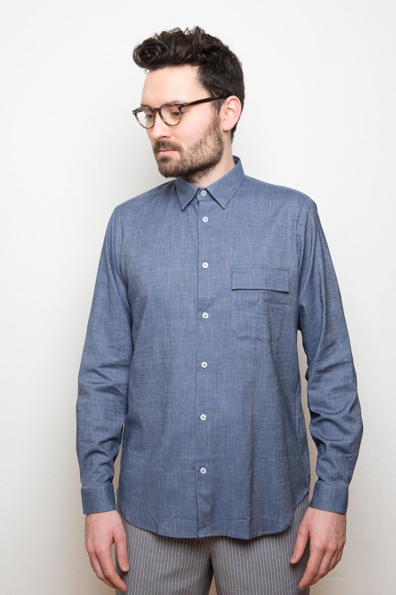 Kent Collar Shirt denim blue - Coudre Berlin