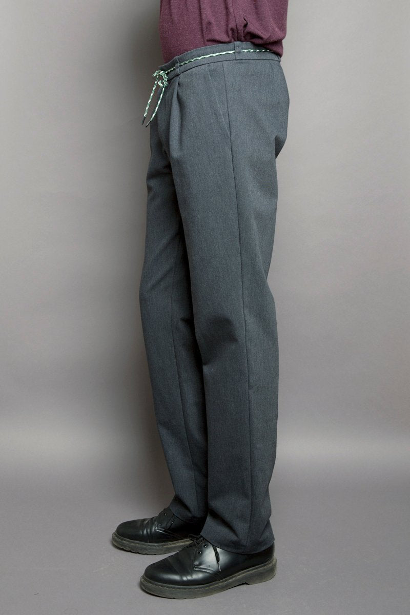 One pleat pant grey - Coudre Berlin