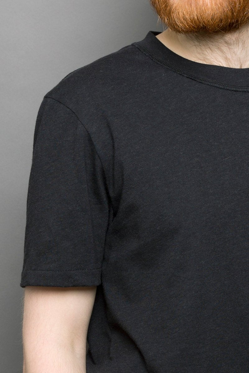 Wool Loose Fit T-Shirt graphite - Coudre Berlin