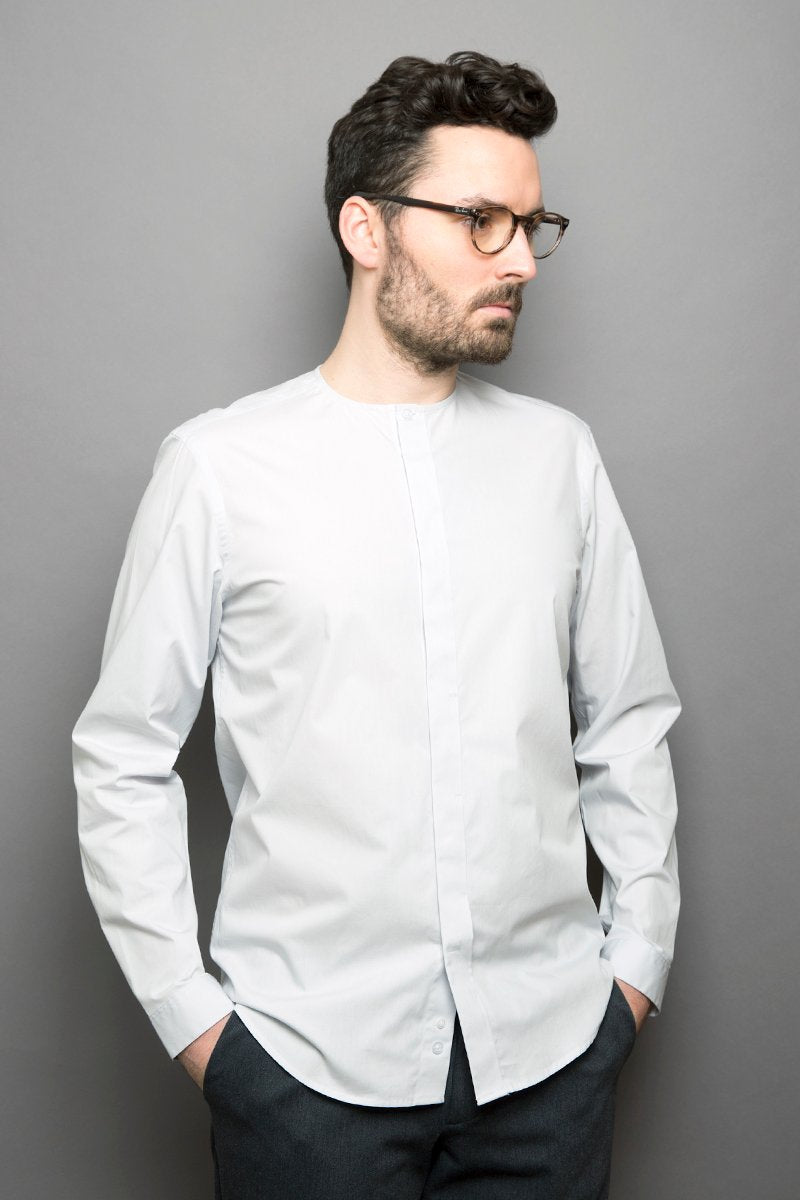 Collarless Shirt stone - Coudre Berlin