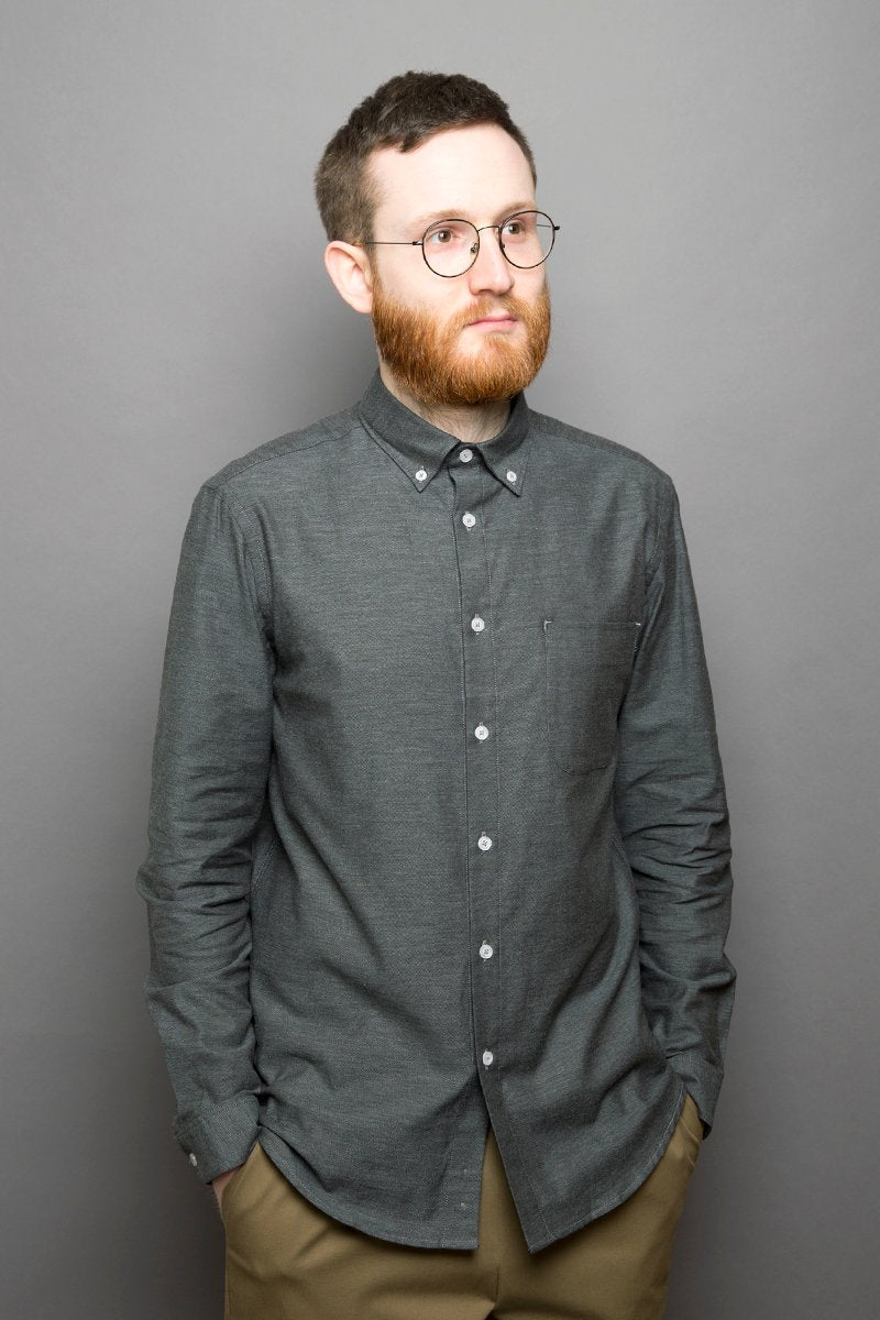 Button Down Shirt graphite - Coudre Berlin