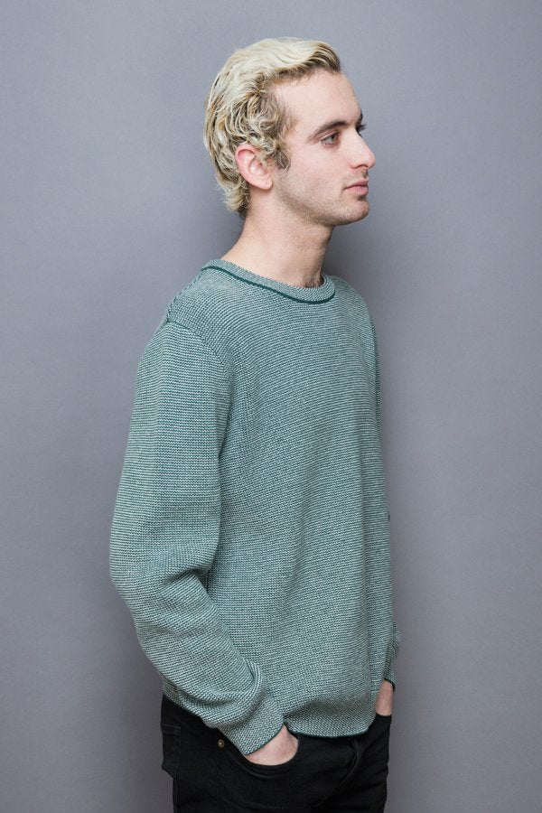 Waves Knitsweater greenstone - Coudre Berlin