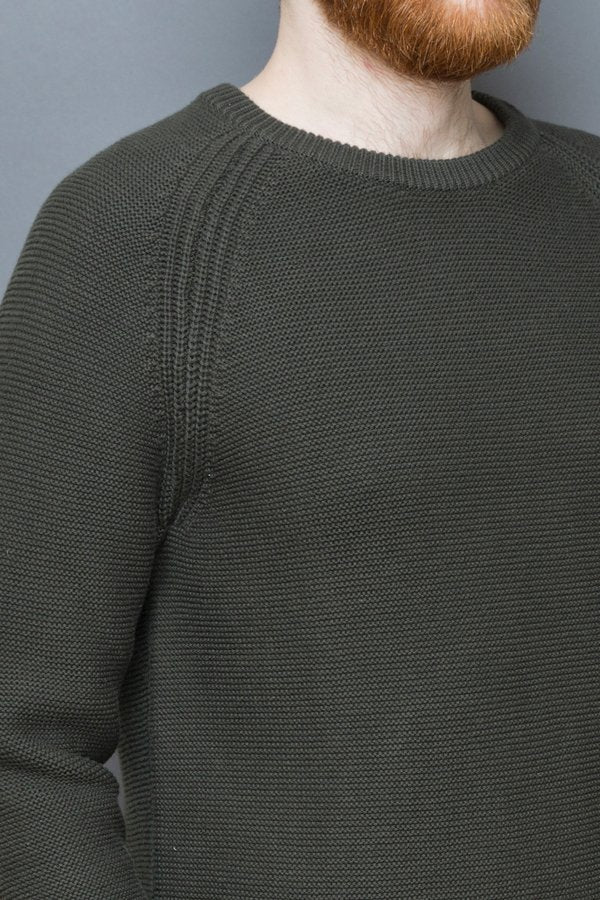 Rib Knit Sweater olive - Coudre Berlin