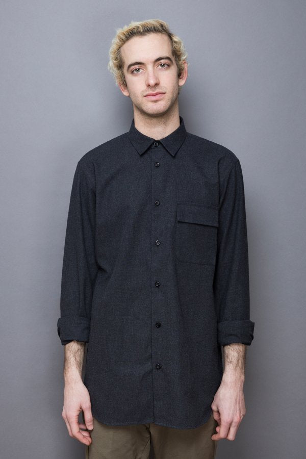 Flannel Shirt graphite grey - Coudre Berlin