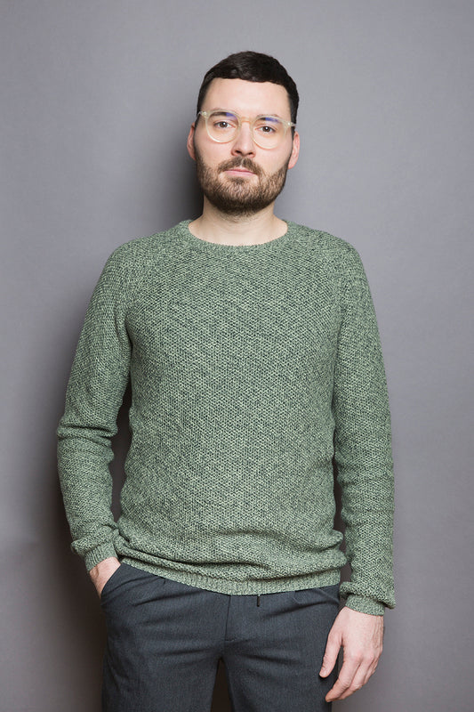 Honeycomb Sweater serpentine - Coudre Berlin