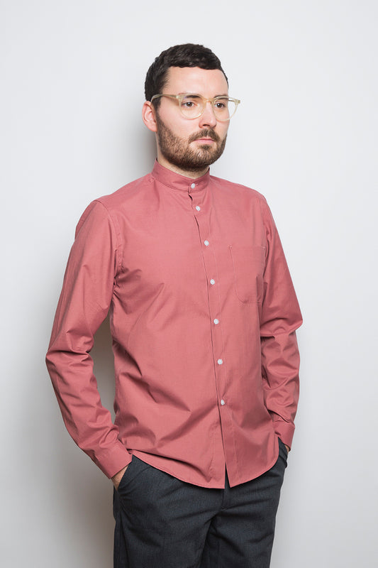 Band Collar Shirt beryll - Coudre Berlin