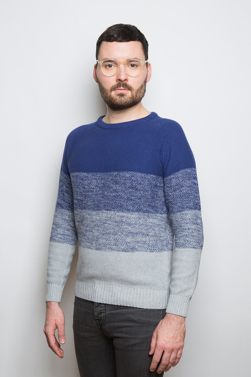 Gradient Sweater blue - Coudre Berlin