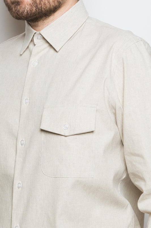 Kent Collar Shirt sand - Coudre Berlin