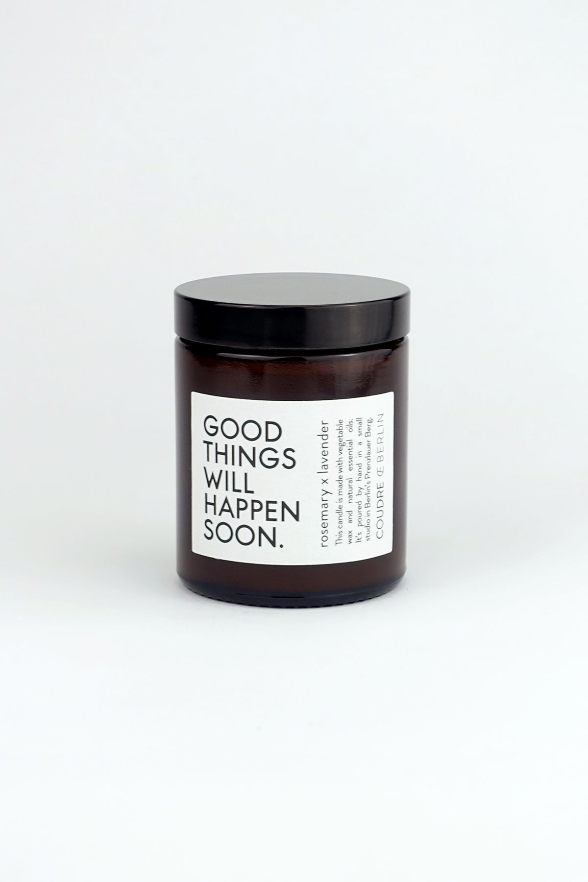 Good things ... Candle rosemary x lavender / ESSENTIALS Duftkerze - Coudre Berlin