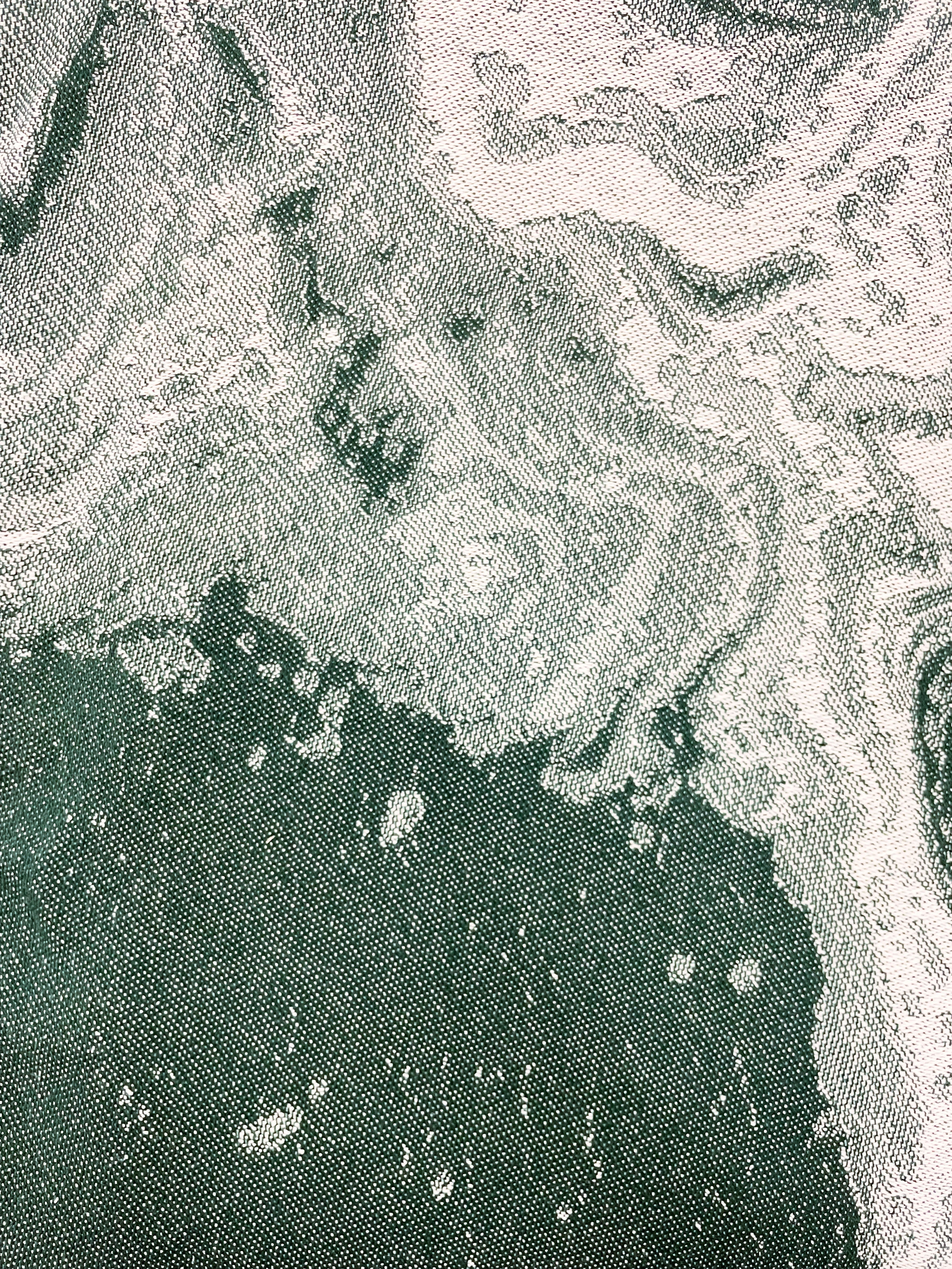 Cotton Blanket green marble - Coudre Berlin