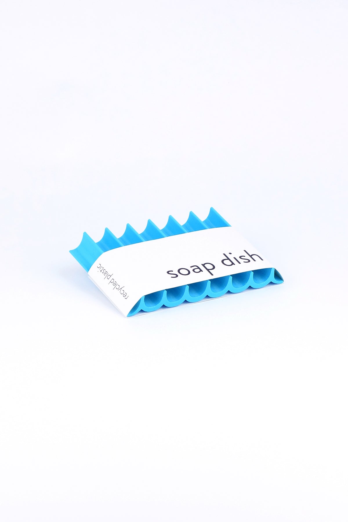 Seifenschale aus recyceltem PET / recycled PET soap dish ocean blue wave - Coudre Berlin