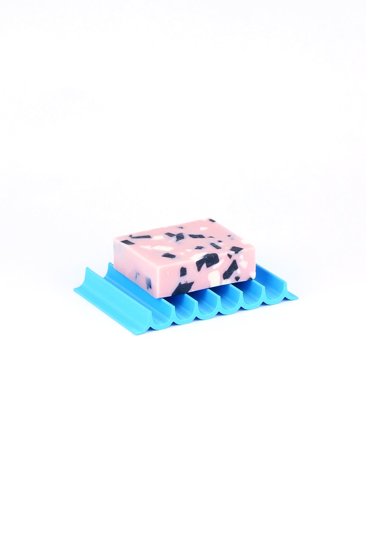 Seifenschale aus recyceltem PET / recycled PET soap dish ocean blue wave - Coudre Berlin